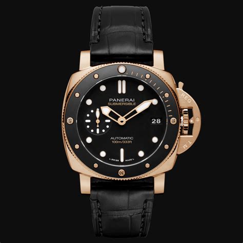 panerai submersible goldtech 42mm|Panerai 42 price.